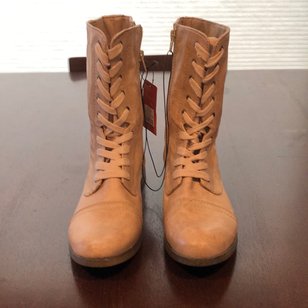 Mossimo Victorian/Steampunk style mid calf Boots